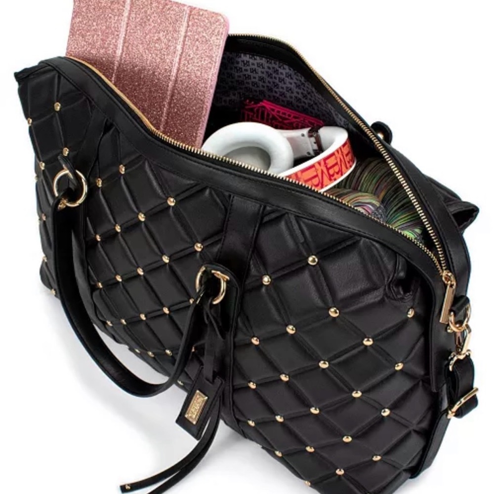 Badgley Mischka Weekend Quilted Travel Bag - Picture 4 of 5
